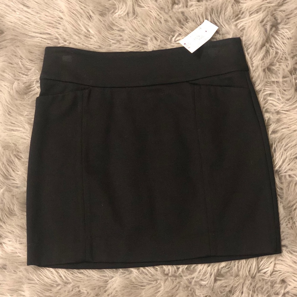 WHBM Black Mini Skirt